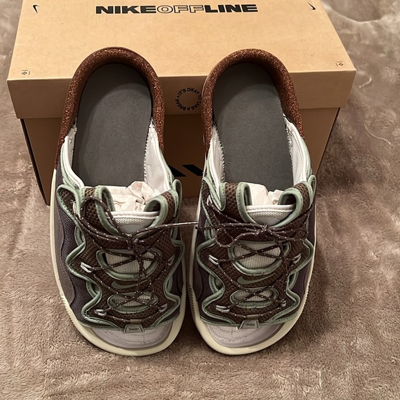 New mens size 10.5 Nike Offline 2.0 sandals - Picture 2 of 8